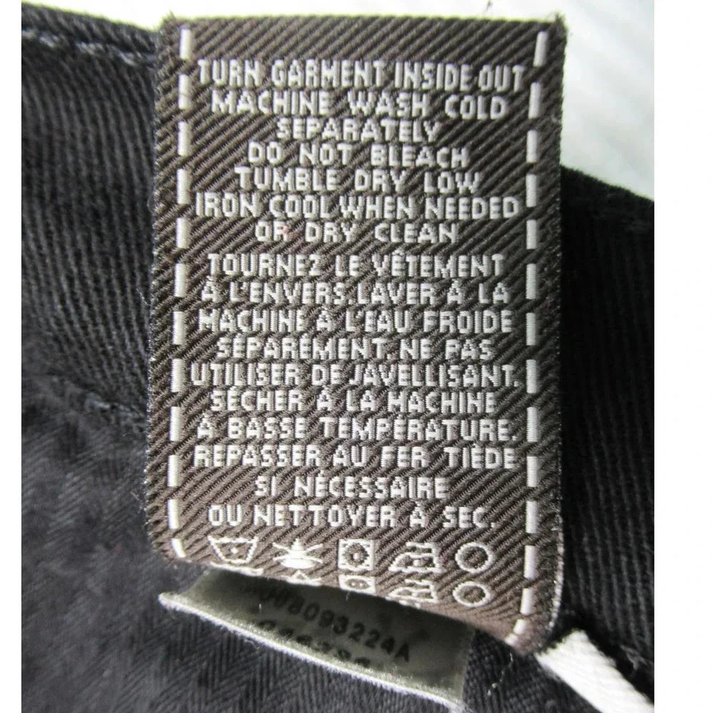 7 For All Mankind Skinny Jeans Cropped Gwenevere Black Wash Women Size 28 - Picture 7 of 8